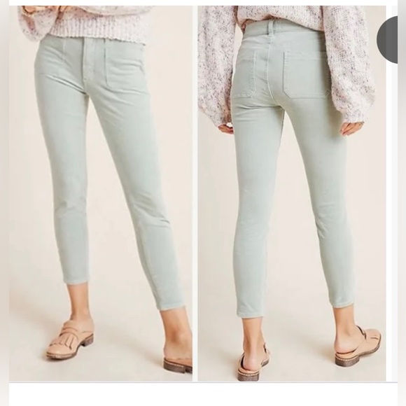 Anthropologie Pilcro high-rise corduroy skinny pants in rich brown, size 28 - Picture 5 of 6